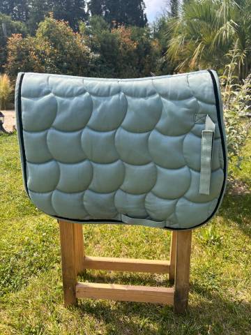 Tapis d’équitation équitheme bleu clair 