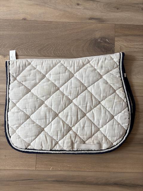 Tapis privilège blanc/marine 