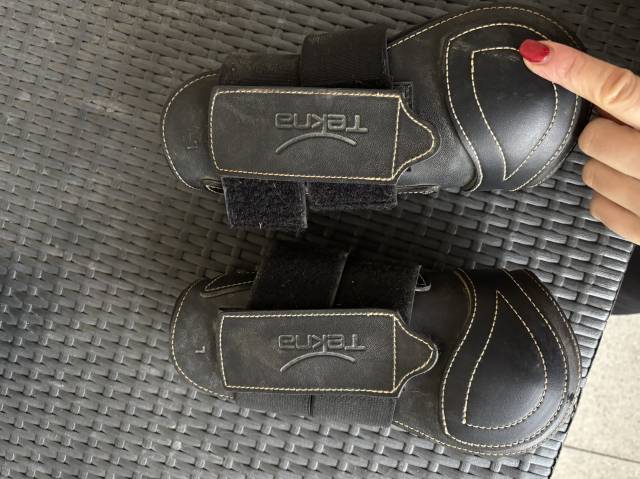 Lots guetres + protèges-boulets Tekna taille L 