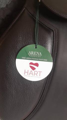 SELLE ARENA MIXTE 17,5 NOIRE