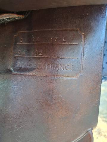 Selle mixte semi creuse 17" antares