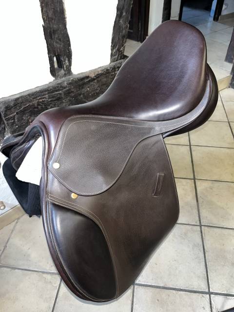 Selle Eric Thomas Fitter Mixte marron 17,5