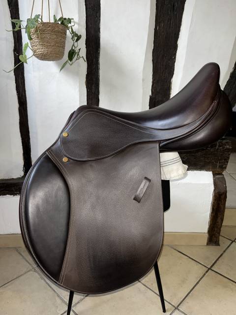 Selle Eric Thomas Fitter Mixte marron 17,5