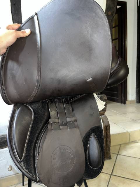 Selle Eric Thomas Fitter Mixte marron 17,5