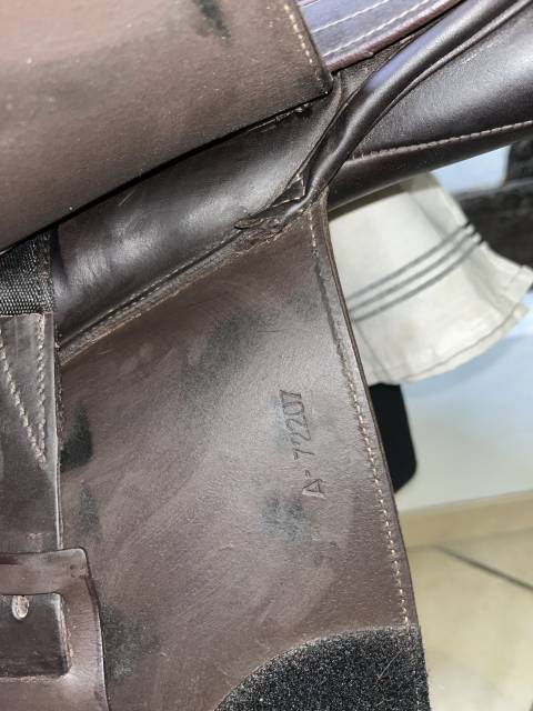 Selle Eric Thomas Fitter Mixte marron 17,5