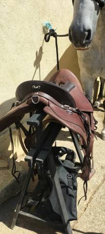 Selle de randonnée style western 