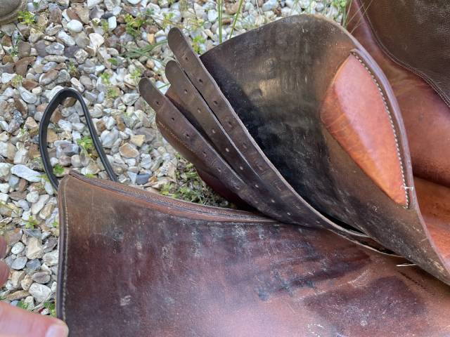 Selle Forestier 17,5 cuir marron