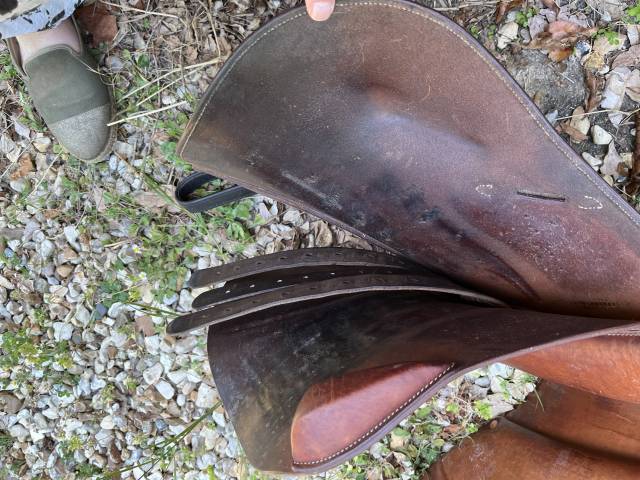 Selle Forestier 17,5 cuir marron
