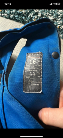 Gilet air bag hit air bleu kids M-XL