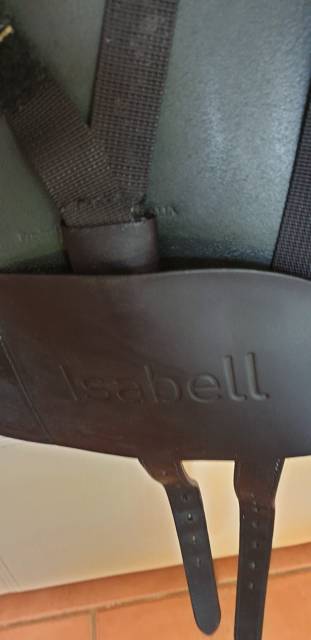 Selle Bates en cuir noire Isabell Cair