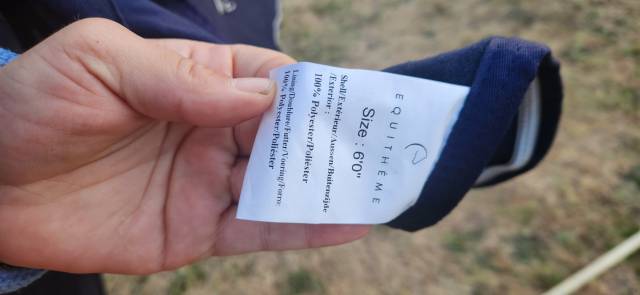 Couverture sechante EQUITHEM 150CM 