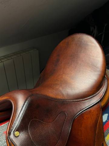 Selle de dressage Delgrange Olympia 2013 17,5P Q4 