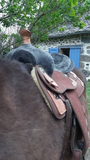 Selle western synthétique 