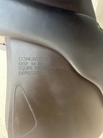 ❗️À VENDRE – SELLE EQUIPE T. 17,5 ❗️