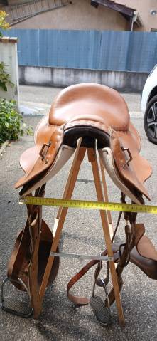 Selle d'équitation de fabrication artisanale