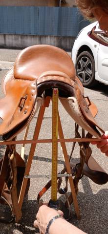 Selle d'équitation de fabrication artisanale