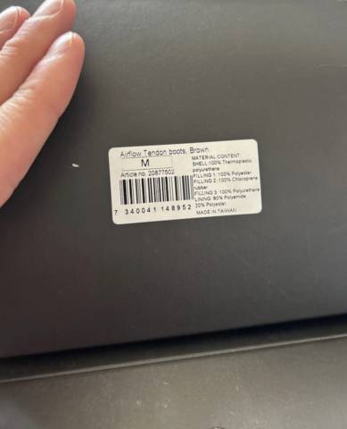 Guêtres Back on Track Airflow Marron