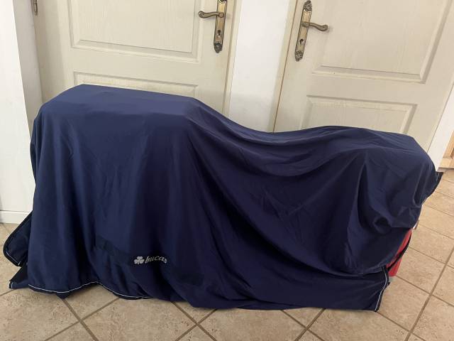 Couverture Bucas power cooler 155 cm bleu