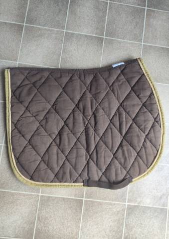 Tapis de selle Equithème Beige / Marron Cheval