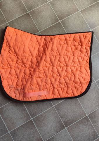 Tapis de selle orange Fouganza