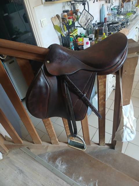 Selle brunet pineau 17"5 