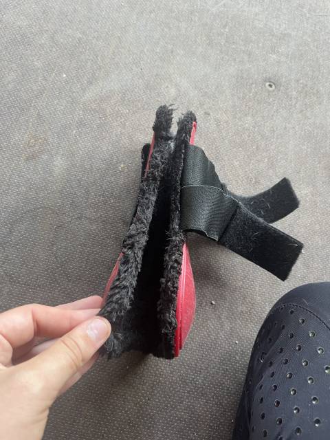 Guetre rouge taille cob