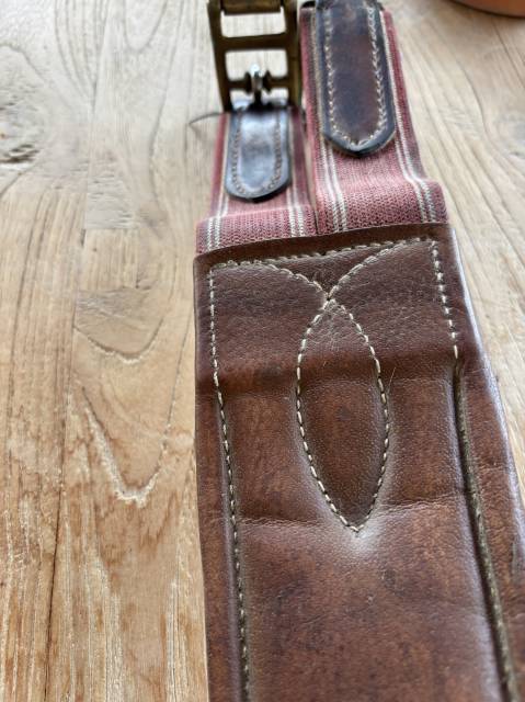 Sangle bavette en cuir taille 130