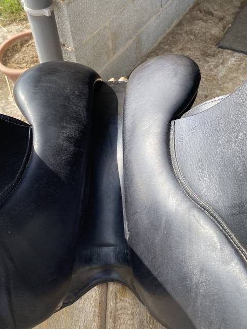 Selle mixte 18 pouces noire forestier