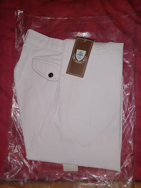Pantalon horse parade t40 blanc