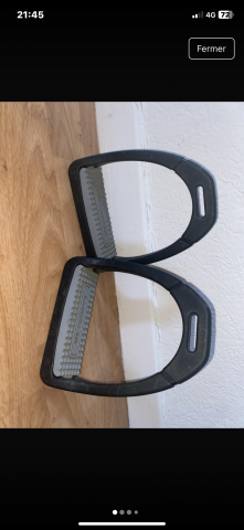 Étrier compositi gris
