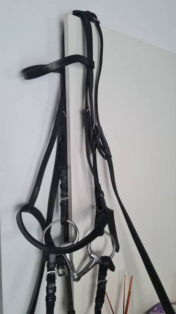 Filet noir + mors à Olive 125