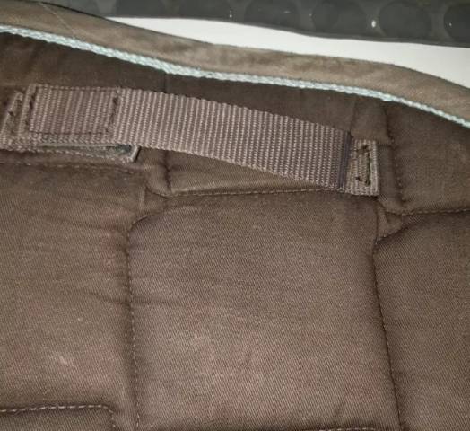 tapis  de selle marron