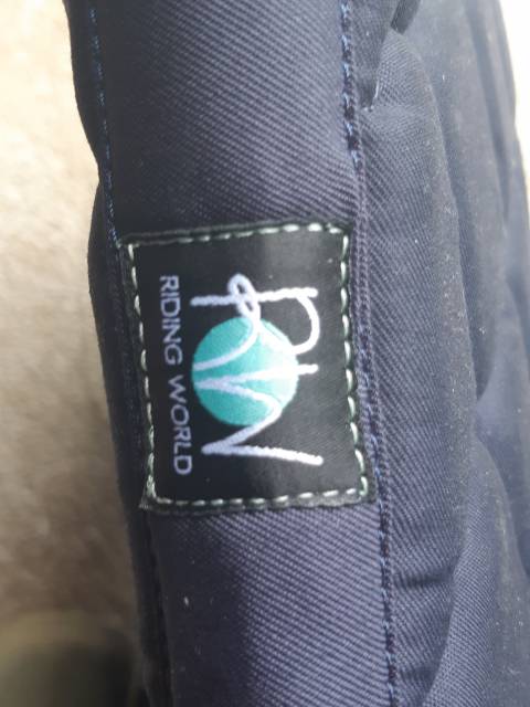 tapis de selle poney bleu marine