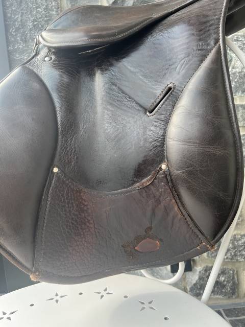 Selle mixte Zaldi cuir