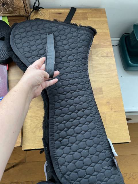 Amortisseur Mattes noir coton + mouton noir taille L