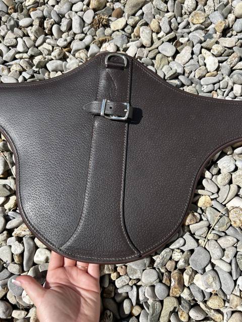 Sangle bavette ÉQUIPE Easy taille 135 marron (neuve)