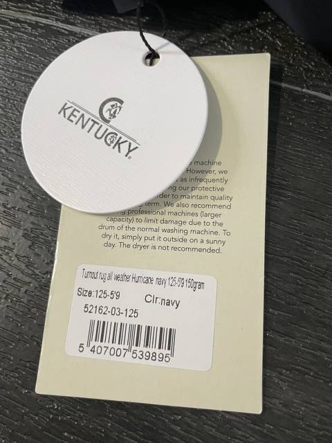 Couverture imperm&eacute;able Kentucky 150g taille 125