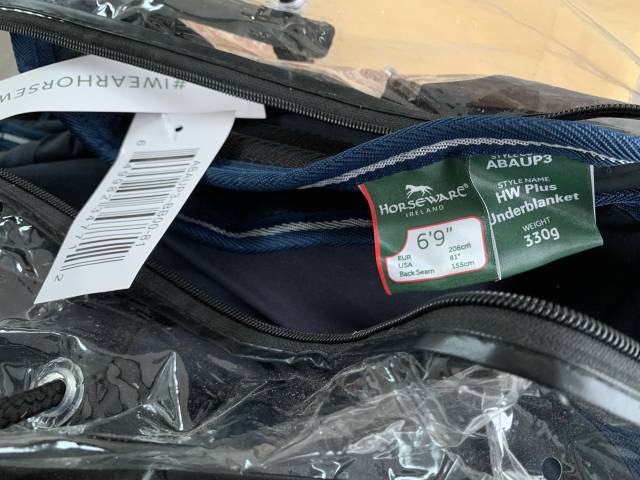 Doublure Horseware avec couvre cou