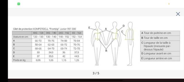 Gilet de protection Komperdell 