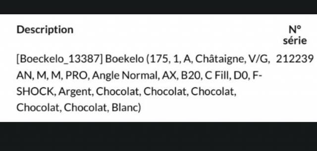 Selle forestier boecklo