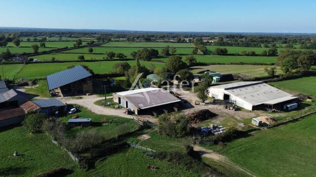 Bâtiments d'exploitation sur 144 ha