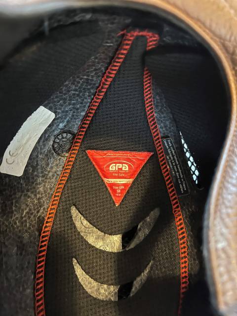 casque GPA first lady leather taille 58