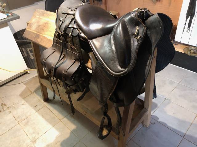 Selle gaston mercier 17,5