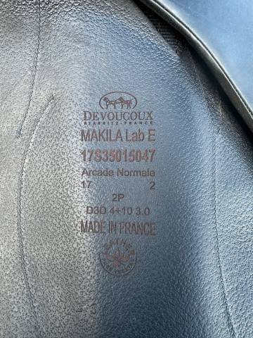 Selle de dressage Devoucoux top &eacute;tat 