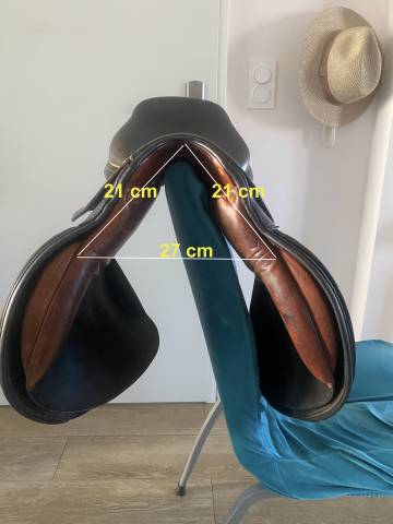 Selle forestier  mixte 17,5 pouces,