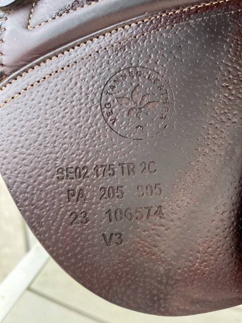 Selle CWD CLASSIC 17,5 doublé veau 