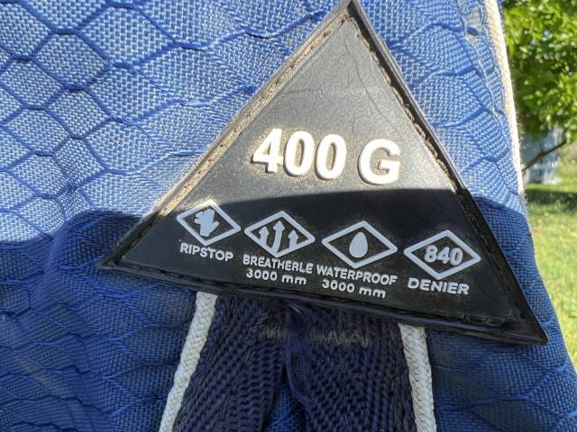 Couverture Performance taille 125 400g 840 denier