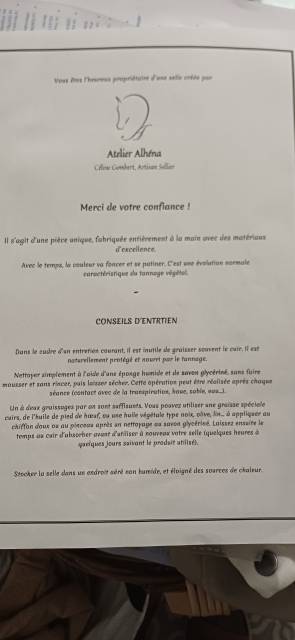 Selle mixte 18.5 pouces