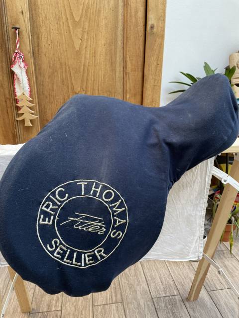 Selle mixte Éric Thomas Fitter 16,5” – Bon état