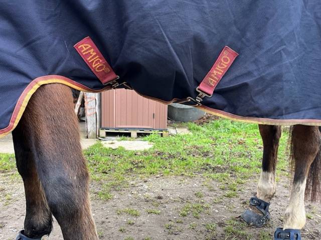 Couverture amigo bleu nuit taille 145 250gr